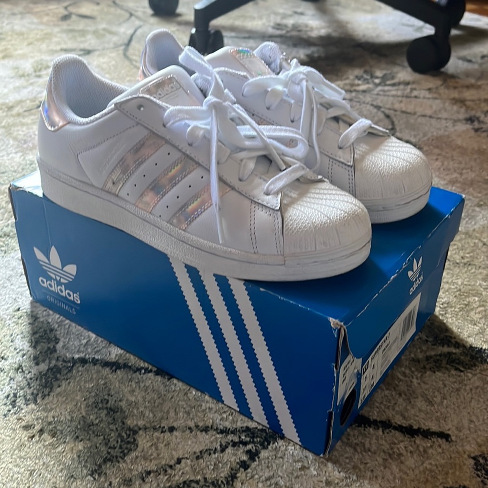 Adidas Youth Originals Superstar J Iridescent